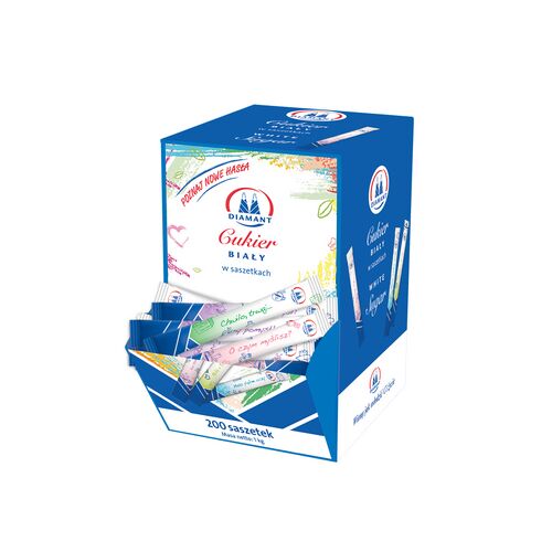 DIAMANT fehér cukor tasakok 1 kg, 5 g x 200 db. 149475126 - Cukor
