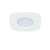 LUTEC RINA square recessed spotlight, front view