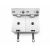 Olajsütő Kitchen Termékcsalád - 2x 6L, HENDI, Kitchen Termékcsalád, 12L, 230V/6600W, 550x430x(H)305mm 149481770
