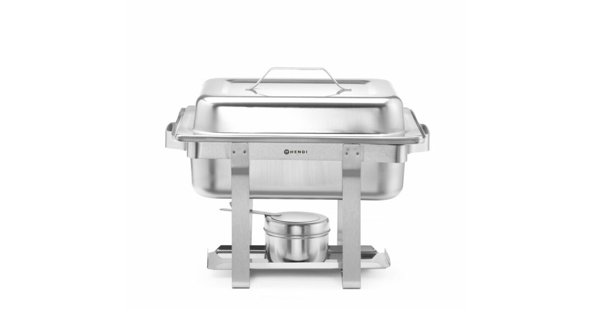 Chafing edény GN 1/1, HENDI, Kitchen Termékcsalád, 4,5L, 385x295x(H Chafing edény GN 1/1, HENDI, Kitchen Termékcsalád, 4,5L, 385x295x(H