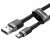 Baseus Cafule USB to Micro USB cable with velcro strap, black and grey