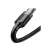 Close-up of Baseus Cafule USB A to Micro USB cable connector