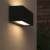 Avide Tegu outdoor wall light, black, IP54, E27