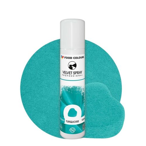 Velúr spray TÜRKIZ Ételfesték Bársony 100 ml Türkiz