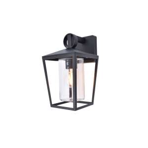 Corp de iluminat cu LED , lateral , soclu E27 , negru mat , exterior , IP44 , LUTEC , WEST 45479044 - Lămpi de perete pentru exterior