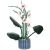 Cserépben lévő virágos orchidea építőkockák Összerakandó virág 728 db. 149543172