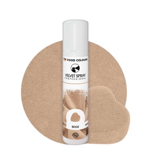 BÉZS Ételfesték Bársonyos Velúr Spray 100 ml Bézs