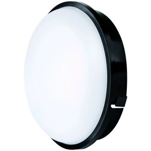 Avide Triton-R fekete kerek LED fali lámpa - Mennyezeti lámpa