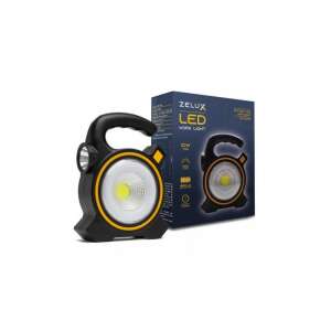 Lampă de lucru LED solară reîncărcabilă Zelux 10W, portabilă, cu mâner, 1000 lumeni, COB LED, funcție powerbank - Reflectoare și lămpi de lucru