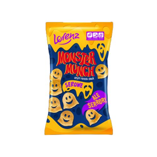 Lorenz Monster Munch Sajtos Ízű Burgonyachips 100g - Sós rágcsálnivaló és snack
