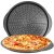 Tapadásmentes pizza sütőlap pizzával, perforált pizza tálca a ropogós tésztához