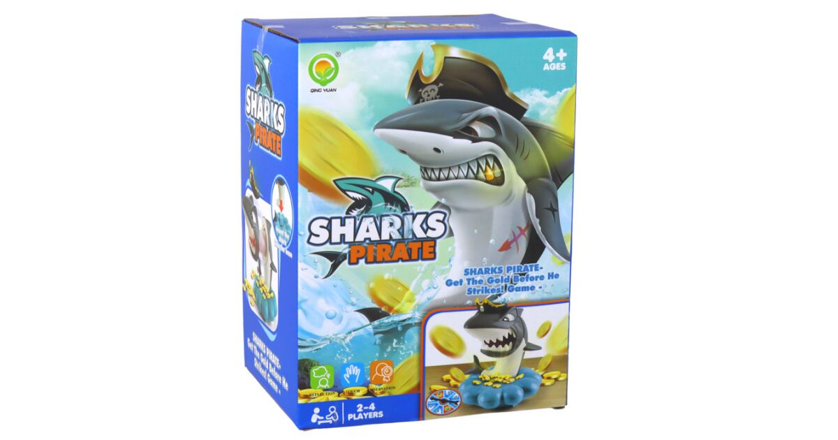 Arcade játék Shark Pirate Exploding Coins Drawing Wheel | Pepita.hu