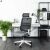 Ergonomikus Irodai Forgószék Szürke NICKI fejtámlával