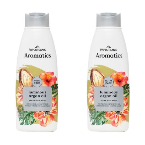 2xPapoutsanis Argán olajos tusfürdő 600ml 149575687 