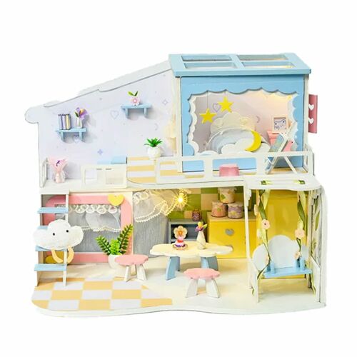 Miniatűr Ház - Tavaszi Ébredés DIY babaház készlet - Babázás