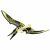 Fekete és sárga Pterodactyl játék dinoszaurusz