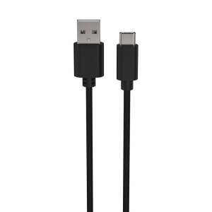 Ansmann USB-A - USB-C Kábel - 1m - Fekete 58595497 - Ansmann