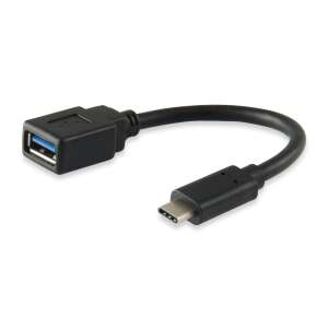 Kabel Equip 133455 USB-C do USB-A, 15cm, czarny - Konwerter USB