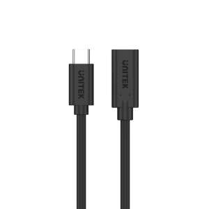 UNITEK USB-C - USB-C hosszabbító kábel, 0,5m, fekete - Unitek