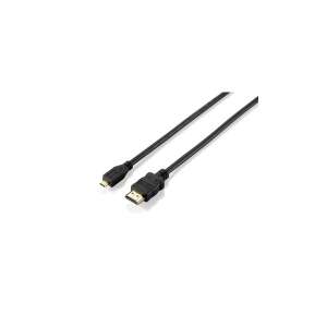 Equip 119309 HDMI kábel 1m HDMI A-típus (Standard) HDMI D-típus (Micro) Fekete - Equip