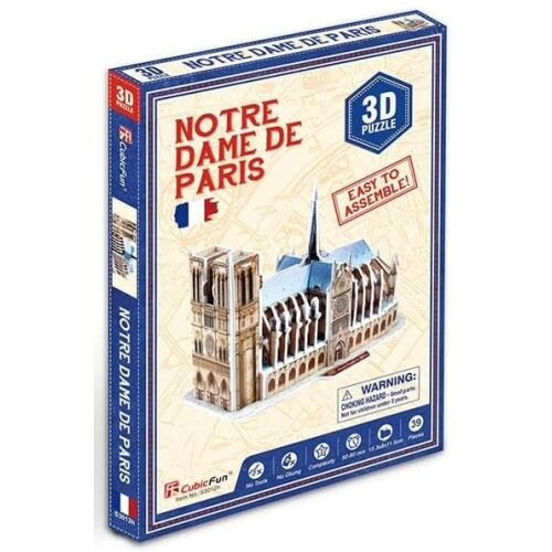 CubicFun Notre Dame de Paris 3D Puzzle S3012 149642475 - CubicFun