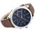 Tommy Hilfiger Ashton TH1791741 férfi karóra ferde nézet, ezüst tok és barna szíj