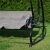 Springos Linda garden swing bed on lawn detail