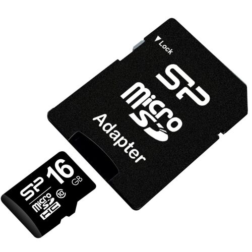Silicon Power 16GB MicroSDHC memóriakártya SD adapterrel - Memóriakártya