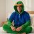Férfi Pepe a Béka Kigurumi Pizsamában