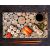 ÜVEG VÁGÓDESZKA 52x30 FA üveg vágódeszka sushi tálalásához