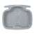 Intex pool foot bath, grey, top view