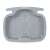 Intex pool foot bath, grey, top view