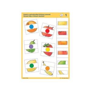 Logico Primo 1241 - Mein erstes Logikspiel Aufgabenkarte mit Früchte-Übung - Kinderheft Logik