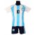 MESSI Argentína #10 gyerek foci mez és rövidnadrág szett, elölnézet