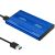 Qoltec 2.5 hüvelykes SATA3 USB 3.0 külső HDD/SSD ház kábellel
