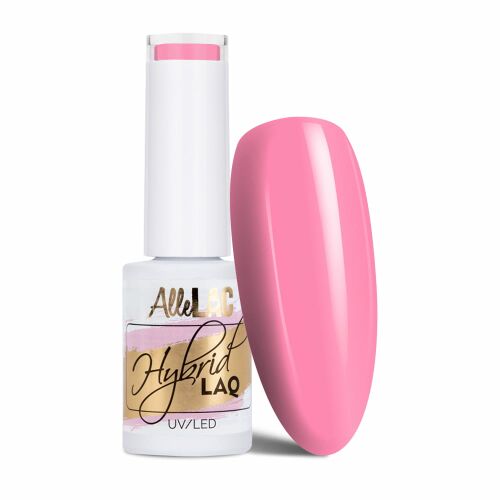 AlleLac Timeless Chic No. 170 Candy Pink gél lakk üveg és színminta - Gél lakk