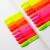 Molly Nails Neon gél lakk színminták, neon piros árnyalat 77