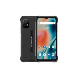UMIDIGI Bison X10 Pro rugged smartphone, black, front and back view - Tablet and Mobile Phone
