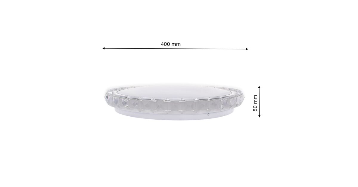 Mennyezeti lámpa távirányítóval 1x26W LED LAYLA ML4221 Eco-Light ...
