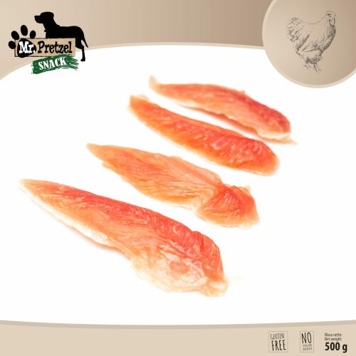 Csirkemellfilé kutyáknak (92%) Mr. Pretzel 500g 150097281 - Kutyaeledel