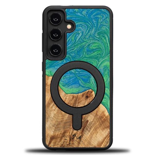 Egyedi Bewood tok Samsung Galaxy S25 készülékhez - Neons - Tokió MagSafe-fel