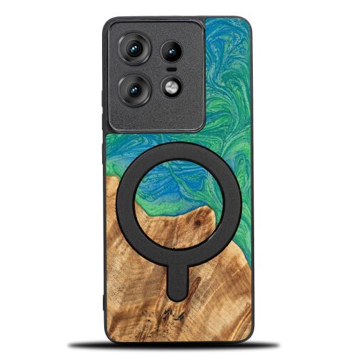 Egyedi Bewood tok Motorola Edge 50 Pro készülékhez - Neons - Tokió MagSafe-fel
