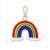 Rainbow Pride LGBT kulcstartó fehér háttéren.