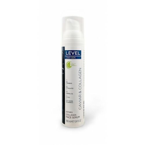 LEVEL Cavi-Gen Hidrokollagén Arcszérum, 100ml, kaviár és kollagén öregedésgátló szérum - Arcszérum