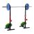 STR25 HMS Állítható Súlyzóállvány barbell-lel és súlyokkal