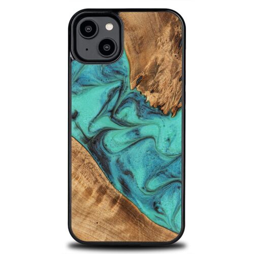 Bewood egyedi iPhone 14 Plus tok - türkiz