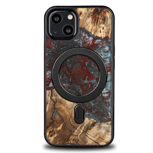 Egyedi Bewood tok iPhone 13-ra - Bolygós - Pluto z MagSafe