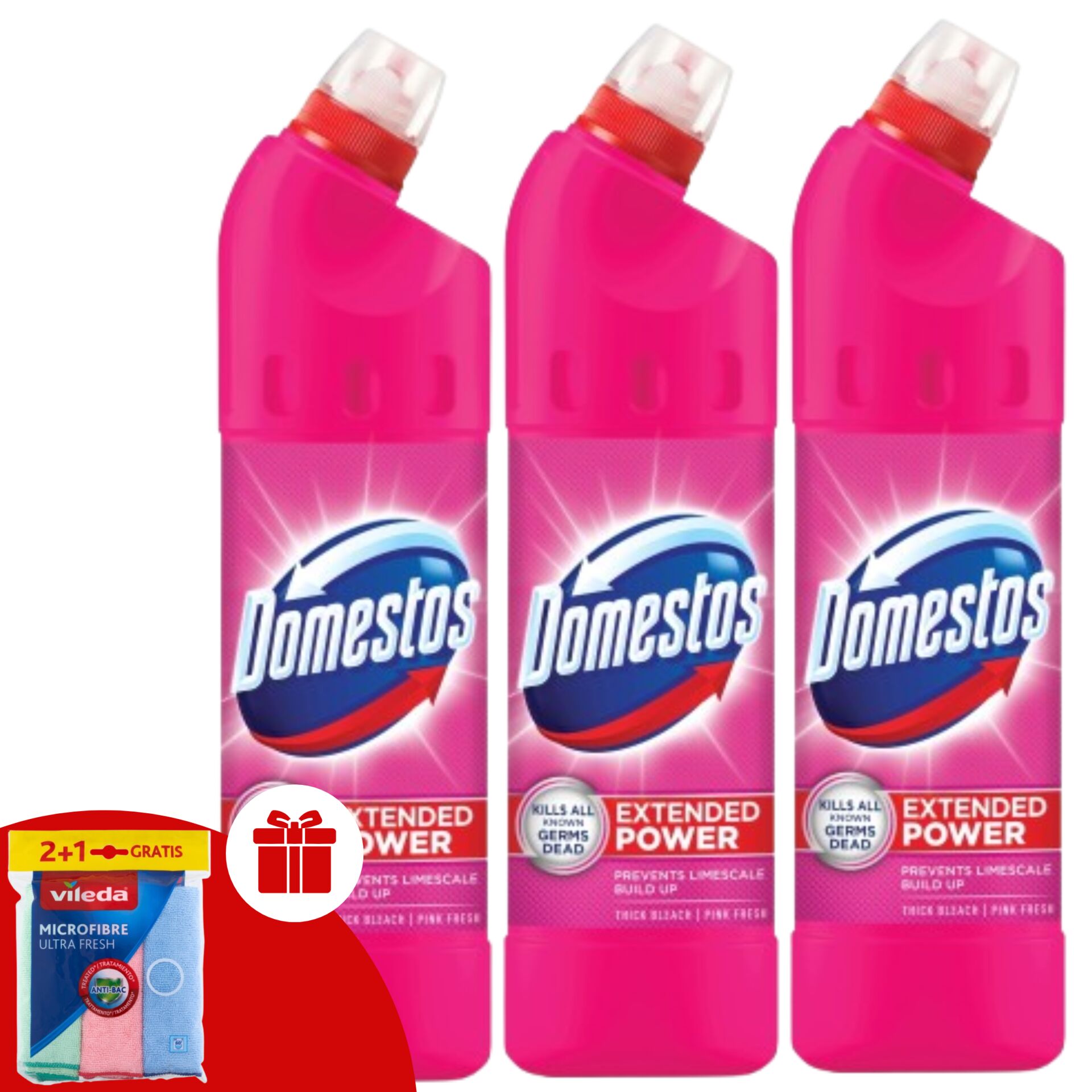 E-shop Domestos Extended Power tekutý dezinfekčný čistiaci prostriedok P...