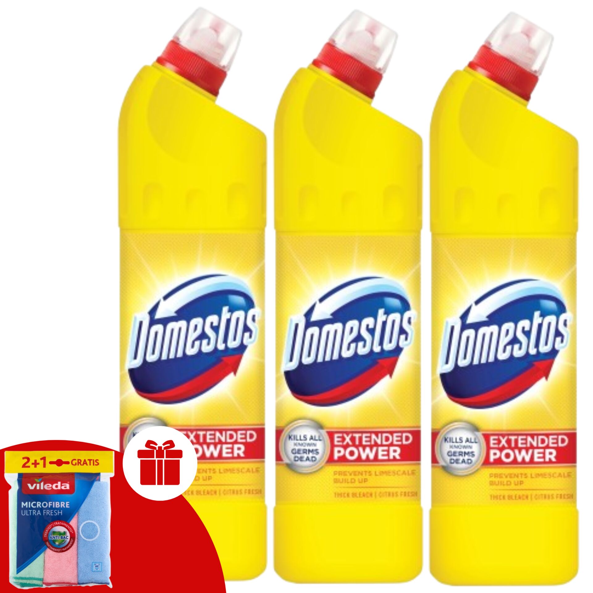 E-shop Domestos Extended Power tekutý dezinfekčný čistiaci prostriedok C...