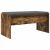 Előtér pad párnával Füstölt tölgy 83 x 38 x 40 cm 150429171